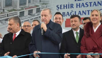 Cumhurbaşkanı Erdoğan, İzmir Şehir Hastanesinin açılışını gerçekleştirdi