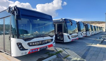 Toplu ulaşıma 23 otobüs daha:'ESHOT Genel Müdürlüğü filosuna 23 yeni otobüsü daha dhil etti'