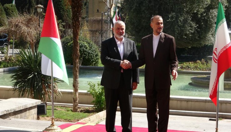 Hamas Lideri Haniye, İran Dışişleri Bakanı Abdullahiyan ile görüştü