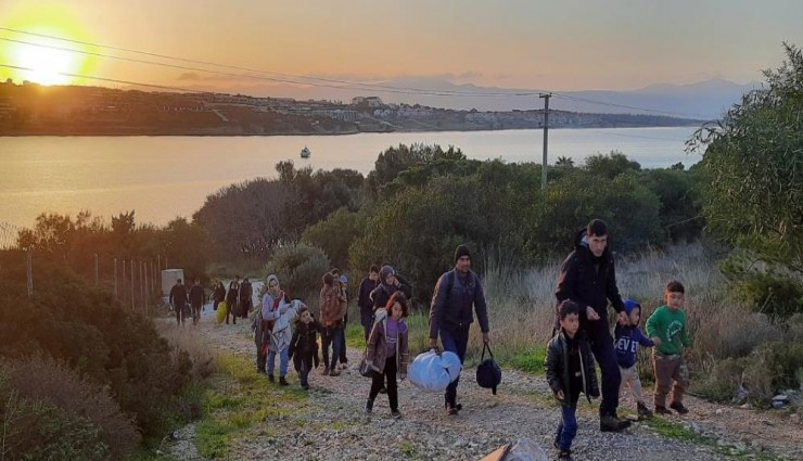 İzmir açıklarında göçmen takibi