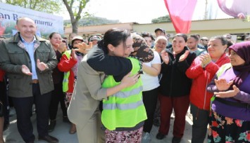 Başkan Sengel, belediye çalışanlarıyla bayramlaştı