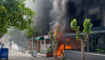 Manisa'da korkutan yangın