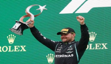 İstanbul'da zafer Valtteri Bottas'ın