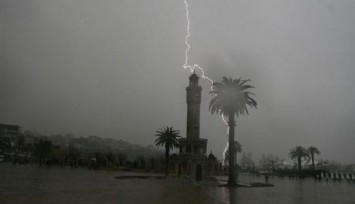 İzmir Valiliğinden kuvvetli gök gürültülü sağanak yağış uyarısı
