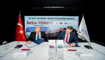 İzmir’in raylı sistem yapısına dev destek: 750 milyon liralık sözleşme imzalandı