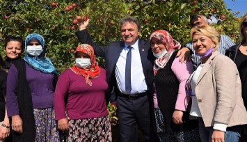 Bornova’da kadın çiftçiler unutulmadı