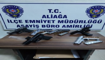 İzmir'de silah kaçakçılarına baskın: 5 kişi tutuklandı