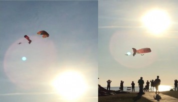 Fethiye'de paraşütler havada çarpıştı: 1 ağır, 3 yaralı