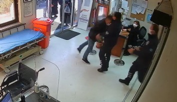 Eşrefpaşa Hastanesinde güvenlik görevlisine hasta saldırısı