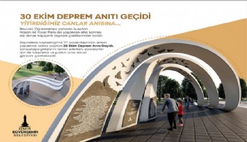 İzmir’de depremin yıl dönümünde 30 Ekim Deprem Anıtı açılıyor