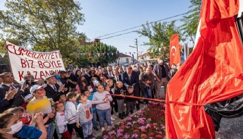 Başkan Soyer 29 Ekim’i Tire’nin Kireli Köyü’nde kutladı: Cumhuriyetimizi hamasetle değil; alın terimiz ve zekamızla yaşatıyoruz