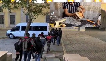 Sosyal medyadan provokatif “muz” paylaşımı yapan 8 Suriye uyruklu şahıs İzmir'de yakalandı 