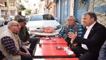 Bornova’da yerinden yönetim dönemi: Başkan İduğ Çamdibi’nde esnaf ve vatandaşları dinledi