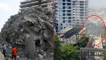 İnşaat halinde 25 katlı gökdelen çöktü