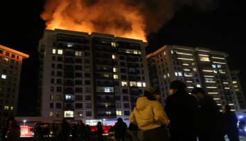 Korkutan yangın: Alevler gökyüzüne yükseldi