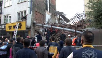 Malatya'da bina çöktü, enkaz altında kalanlar var