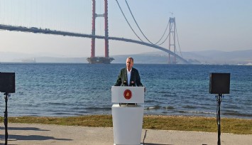 Çanakkale Köprüsü'nde Kanal İstanbul mesajı