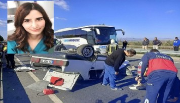 Manisa’da bariyerlere çarpan otomobil takla attı: 1 can kaybı, 1 yaralı  