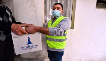 İzmir Büyükşehir Belediyesinin, “Kara Kış Destek Hattı” hizmete girdi