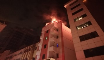 5 katlı otelde yangın paniği