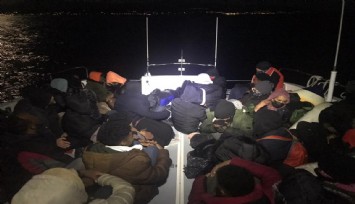 İzmir açıklarında düzensiz göçmen hareketliliği