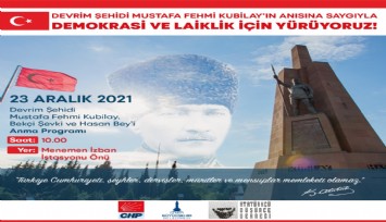 İzmir’de demokrasi yürüyüşü yarın!