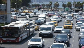 İzmir'de trafiğe kayıtlı araç sayısı 1 milyon 568 bin 927’yi buldu