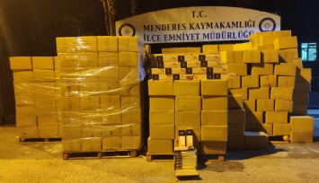 İzmir'de 10 ton kaçak tütün ele geçirildi