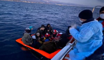 Çeşme’de göçmenler kurtarıldı