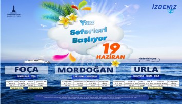 İzmir Körfezi’nde Foça, Mordoğan ve Urla’ya yaz seferleri başlıyor
