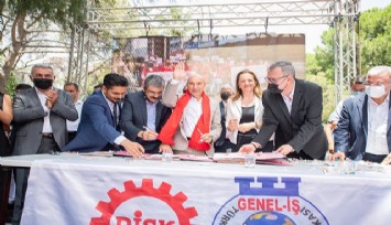 İzmir Büyükşehir Belediyesinde 10 bin İZENERJİ çalışanını ilgilendiren toplu iş sözleşmesi imzalandı