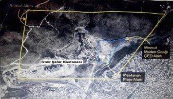 İzmir Şehir Hastanesi daha açılmadan, yanında taş ocağı ve beton santrali için ÇED süreci başladı