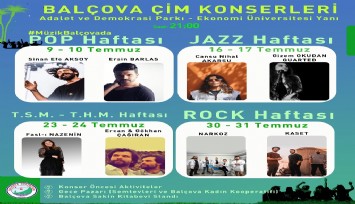 Balçova'da Çim Konserleri başlıyor