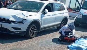 Yaya geçidinde otomobil çarpan yaşlı kadın hayatını kaybetti  