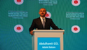 İzmir’de düzenlenen toplantıda konuşan Adalet Bakanı Gül: 2017’den beri 1 milyon 14 bin dosyada uzlaşıldı