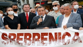 Srebrenitsa kurbanları Konak’ta anıldı   