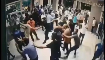 Hastanede dehşet: Sağlıkçı ve polislere saldırdılar