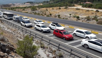 Tatilcilerin dönüş çilesi başladı