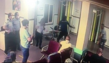 Hastanede korku dolu anlar: Yardım istediği polisin tabancasını kaptı