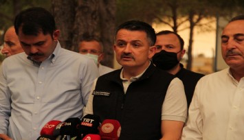 Bakanı Pakdemirli, orman yangınlarına ilişkin son bilgileri paylaştı