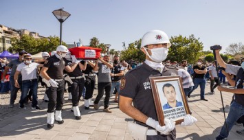 İzmir şehidini uğurladı