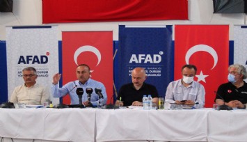 Bakan Çavuşoğlu: Yangını yarın tamamen kontrol altına almayı hedefliyoruz