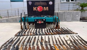 İzmir’de iş yerini silah imalathanesine çeviren şüpheli yakalandı  