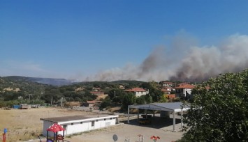 Foça'daki yangın kontrol altında