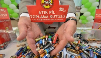 İzmir’de bu yıl  28,3 ton atık pil toplandı