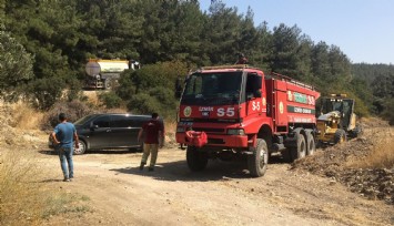 Foça’daki orman yangını kontrol altına alındı