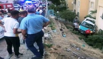 İzmir’de düğüne giden minibüs apartman bahçesine düştü: 20 yaralı  