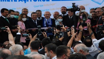 Kılıçdaroğlu, Konak Belediyesinin 13 projesinin açılışını tek noktadan yaptı