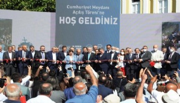 CHP Lideri Kılıçdaroğlu Çeşme’de Meydan açılışına katıldı: Cumhuriyetin 100. Yılında Cumhuriyetimizi gerçek anlamda demokrasi ile taçlandıracağız