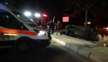 İzmir'de düğün dönüşü kazada 4 kişi yaralandı